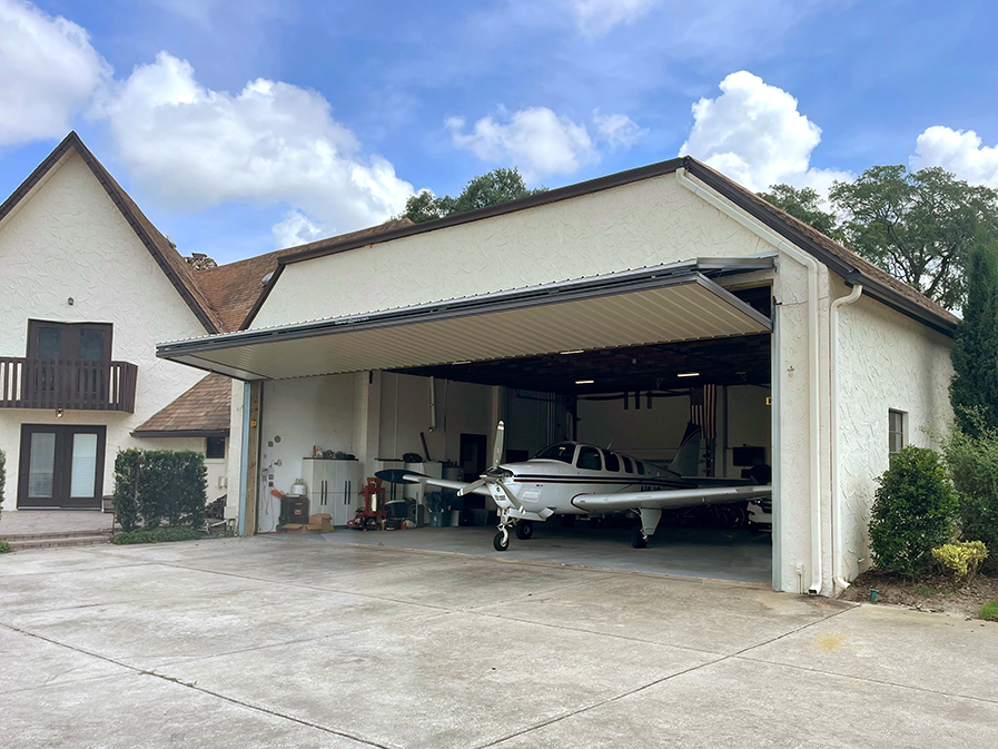 hangar home florida custom garage bifold door