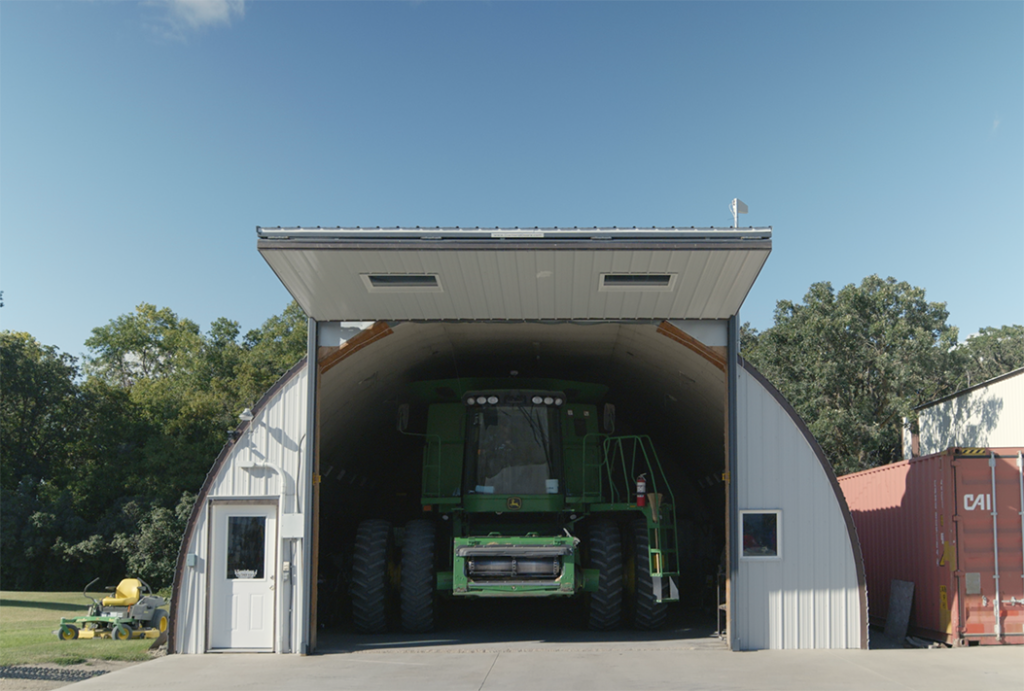 quonset bifold shop door